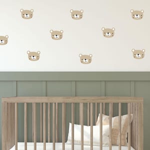 Teddy Bear Wall Decal Stickers | Children&#39;s Nursery Wall Art | Playroom Decor