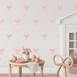 Bow Wall Sticker Decals | Children&#39;s Nursery Stickers | Playroom Decor