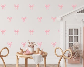 Stickers muraux noeud papillon | Stickers chambre d'enfant | Décoration de salle de jeux