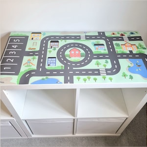 Landkarte Möbelsticker IKEA Kallax | Straßenkarte für Kinder | Kinderzimmer | Kinderzimmer Wandsticker