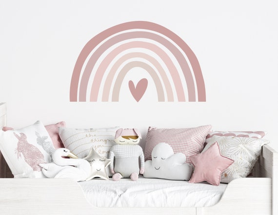 Stickers Muraux Animaux, Autocollant Mural Arc En Ciel