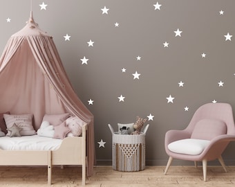 Adesivi murali stelle di varie dimensioni per bambini, decorazione in vinile per cameretta dei bambini - Italia