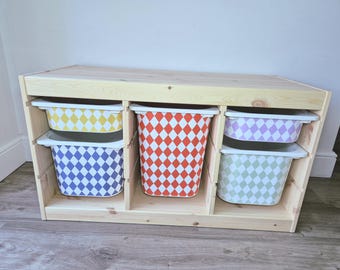 Harlequin IKEA Trofast Vinyl Decals | Storage Stickers