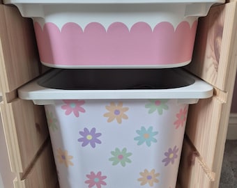 IKEA Trofast Daisy Vinyl Wrap | Storage Box Decals Stickers