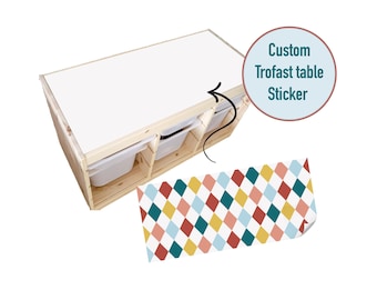 Sticker pour meuble personnalisé IKEA Trofast | Pépinière | Stickers salle de jeux