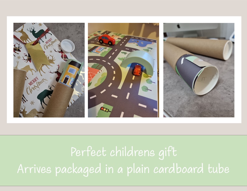 Road Map Furniture Sticker 4 CUBE IKEA Kallax Children's Road Map