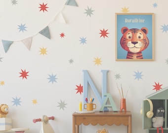 Irregular Star Wall Sticker Decals | Nursery Playroom Decor