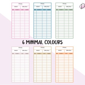 Printable Cash Envelope Template | Cash Envelope Tracker Printable ...