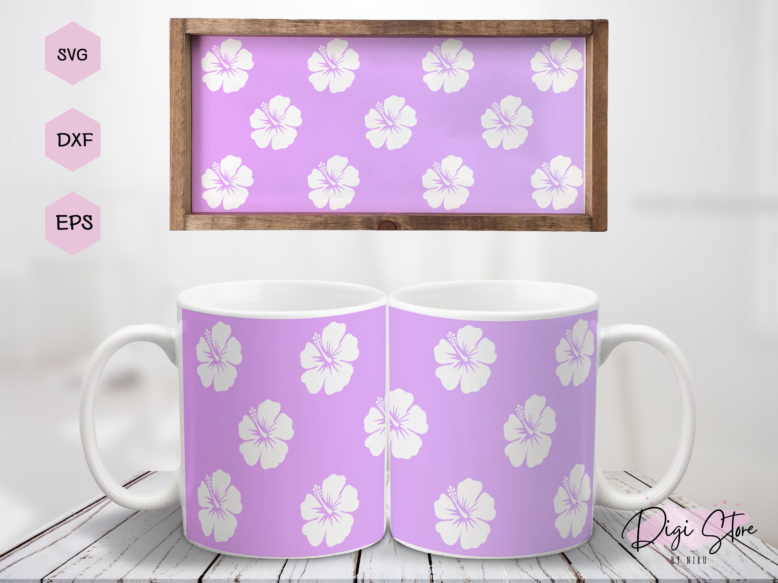 Download Floral Design cricut mug press svg cricut mug press svg | Etsy