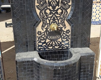 Fuentes de mosaico hechas a mano: agregue belleza y serenidad a su espacio Fuentes de mosaico para interiores Fuentes de mosaico hechas a mano