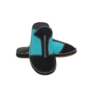 Handmade Moroccan Leather Slippers - Comfortable & Personalized Slippers for Women and Men