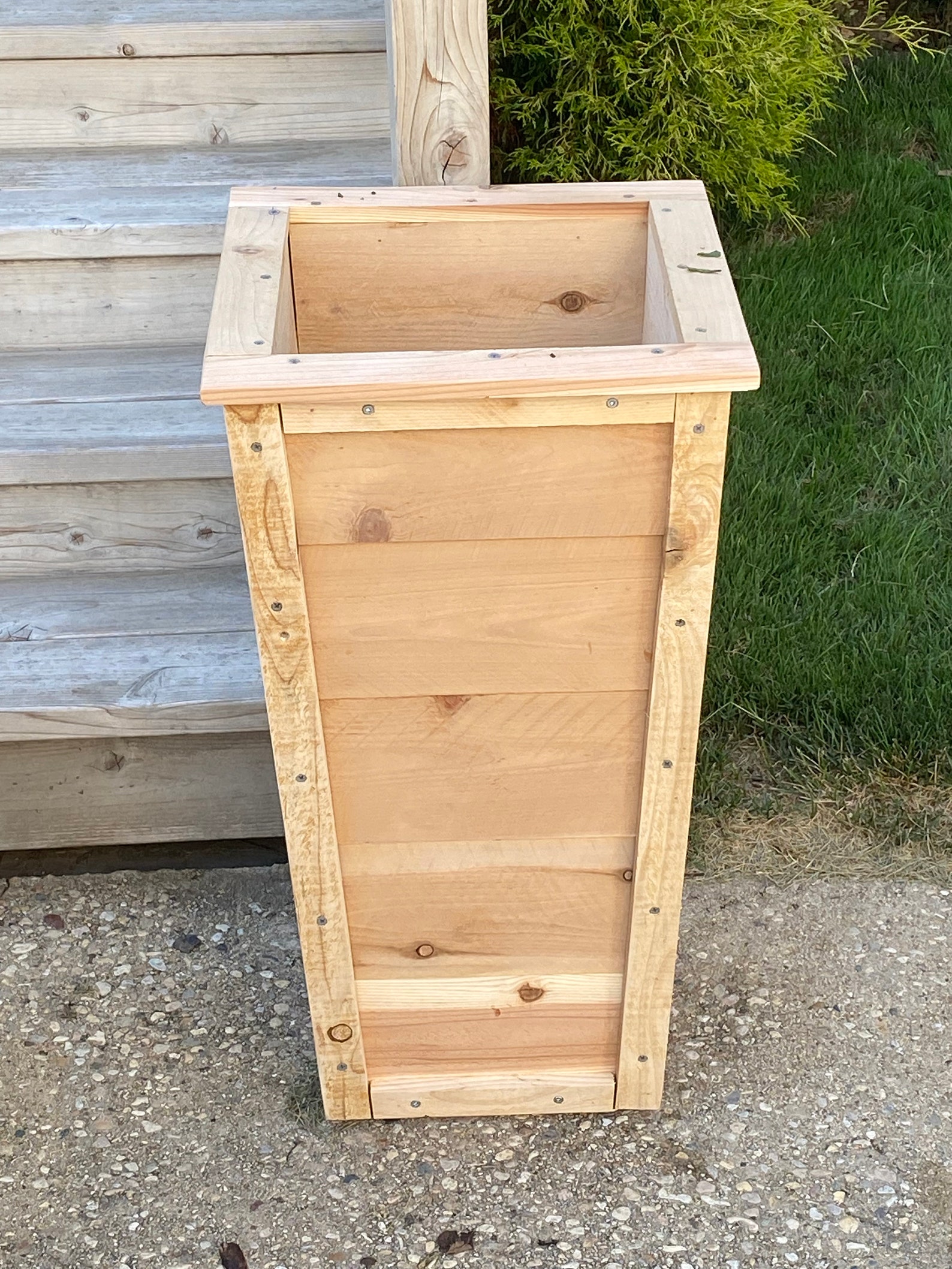 Tall Cedar Planter Boxes Etsy