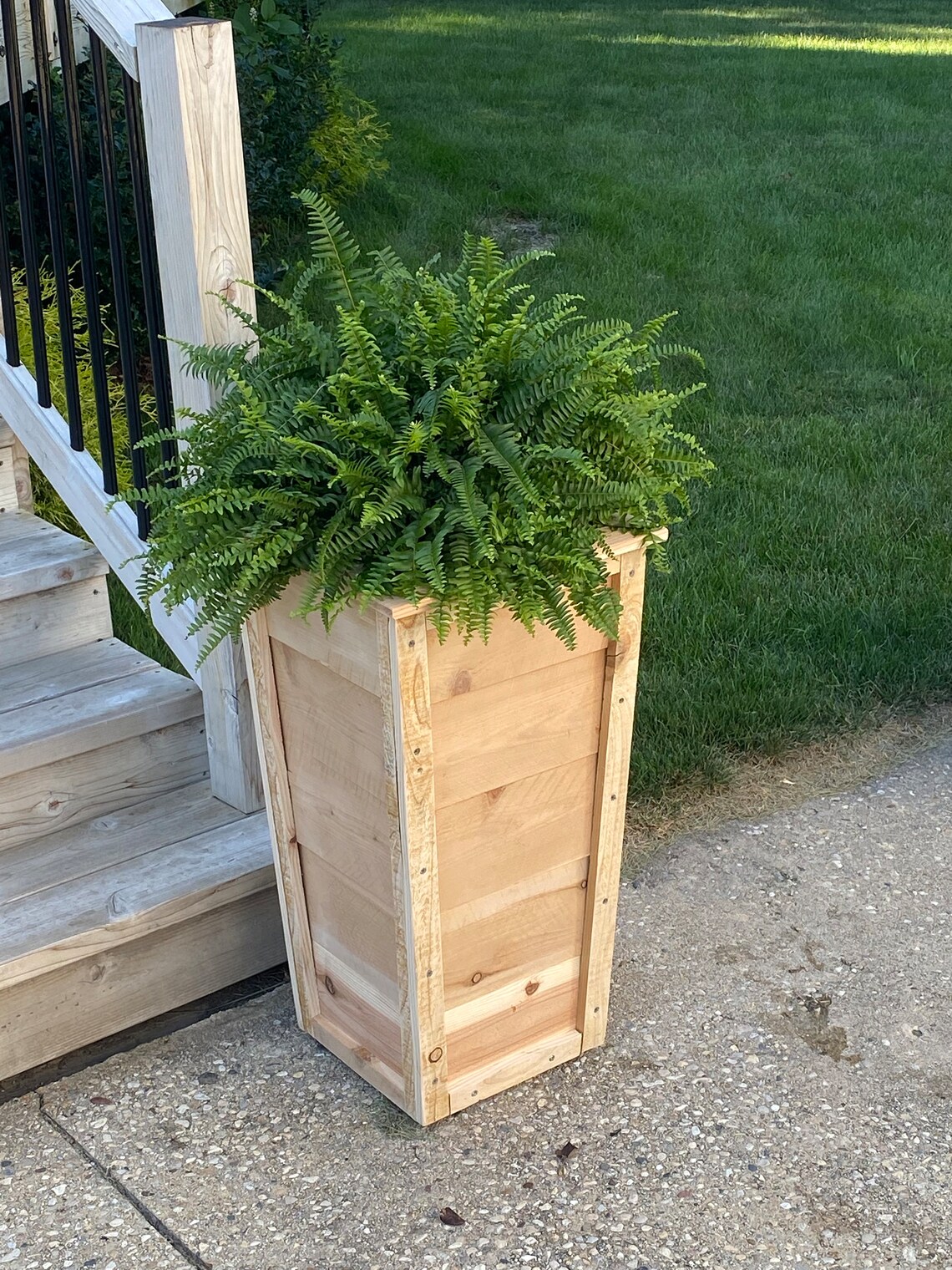 Tall Cedar Planter Boxes Etsy