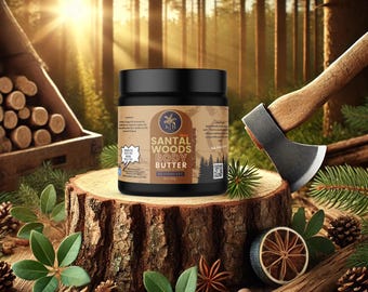 Burro corpo idratante uomo Cabin Fever al legno di cedro, eucalipto e arancia (227 g)