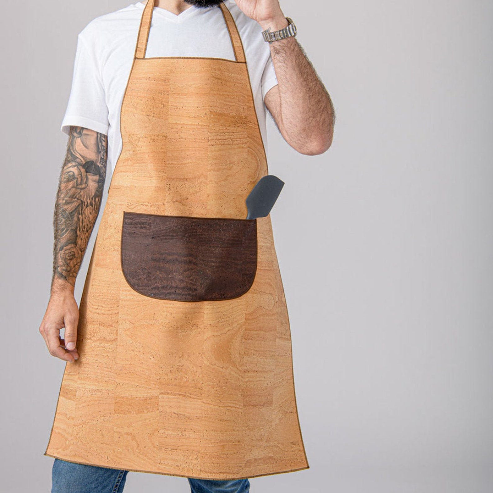 Craftsman Multi Use Apron Sustainable Cork Apron Handmade Etsy