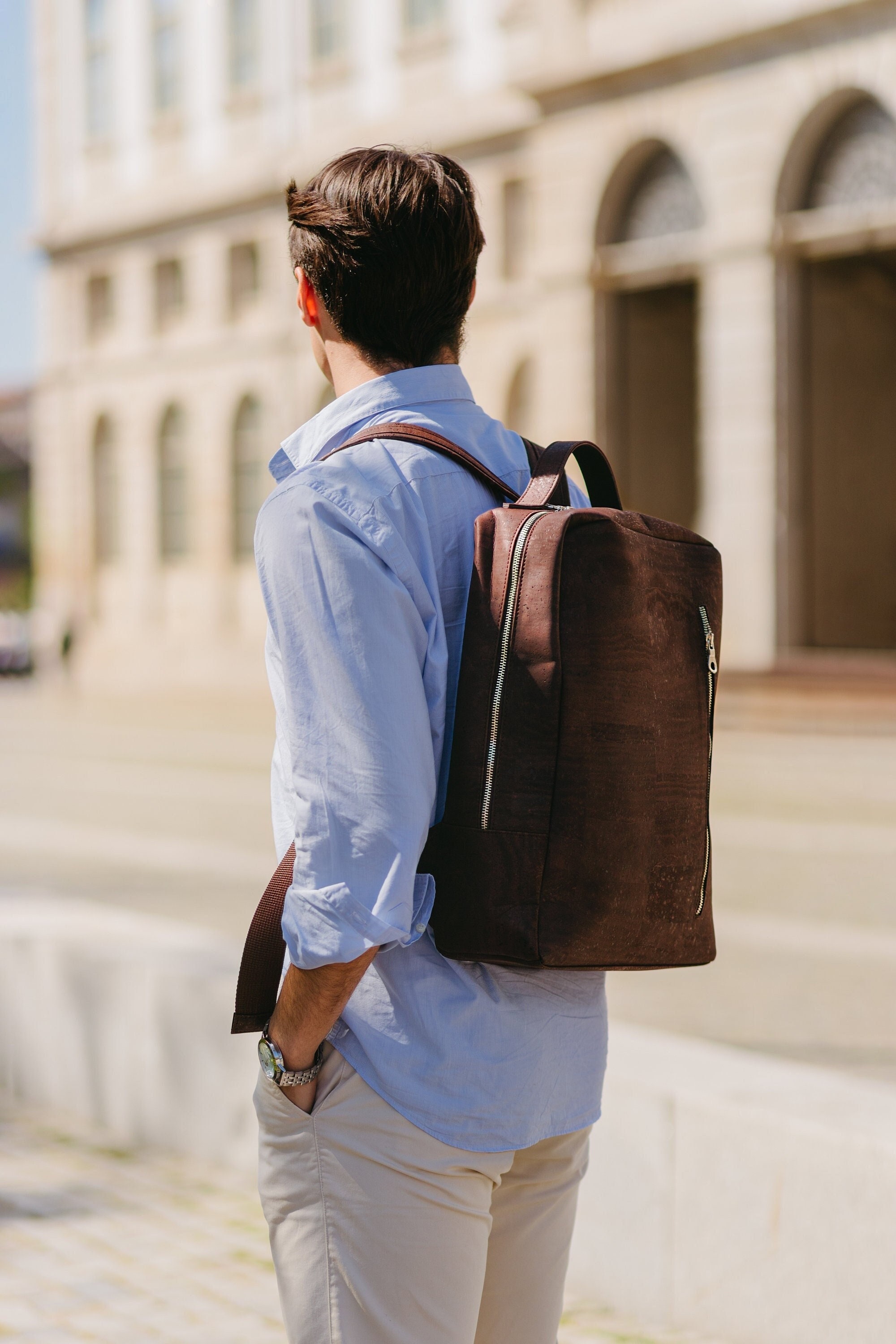 cork leather backpacks Backpack  Vegan & Eco-Friendly Elevate your style sustainably with Corkors Cork Backpack  a vegan and eco Cork Backpack for Men &