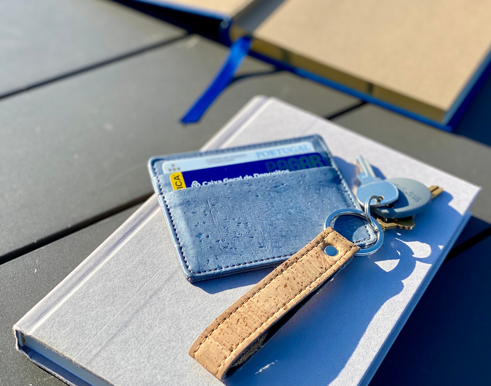 Cork Greener Key Ring cork Key Ring Cork Leather Key Holder Etsy