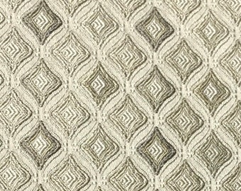 Gold Classic Diamond Design Lujosa tela Jacquard para tapicería Cojines Cortinas Silla, Mantelería, Artesanía - tela por metro / yarda