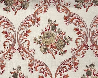 Damast-Jacquard-Stoff: Polsterung & Drapierung im antiken Stil, 134 cm breit