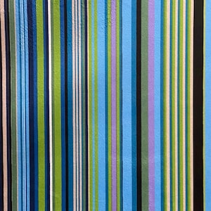 7050312 BENSON GLACIER Stripe Velvet Upholstery Fabric