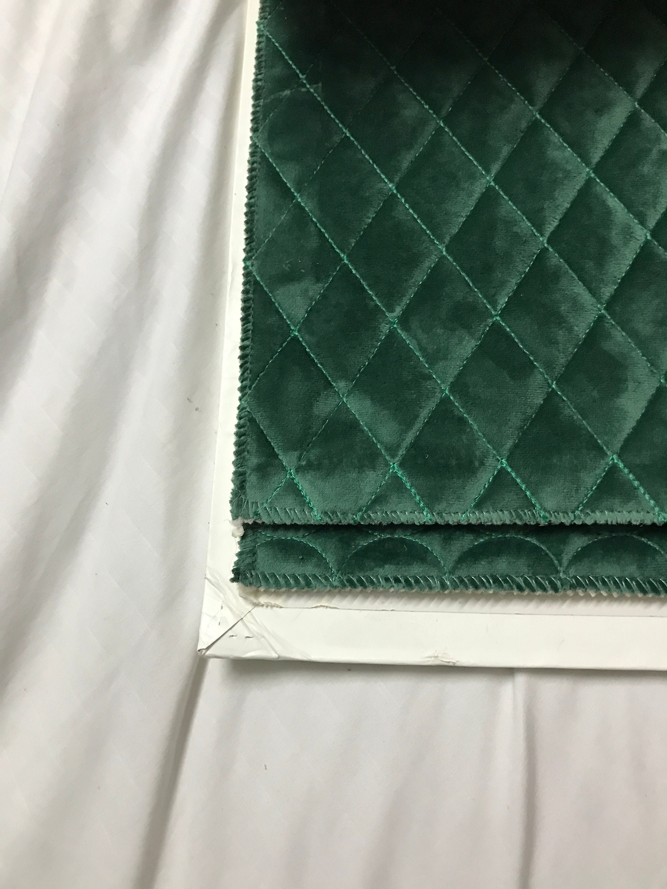 Quilted Velvet Fabric for Chair Sofa Headboard Cushions Etsy