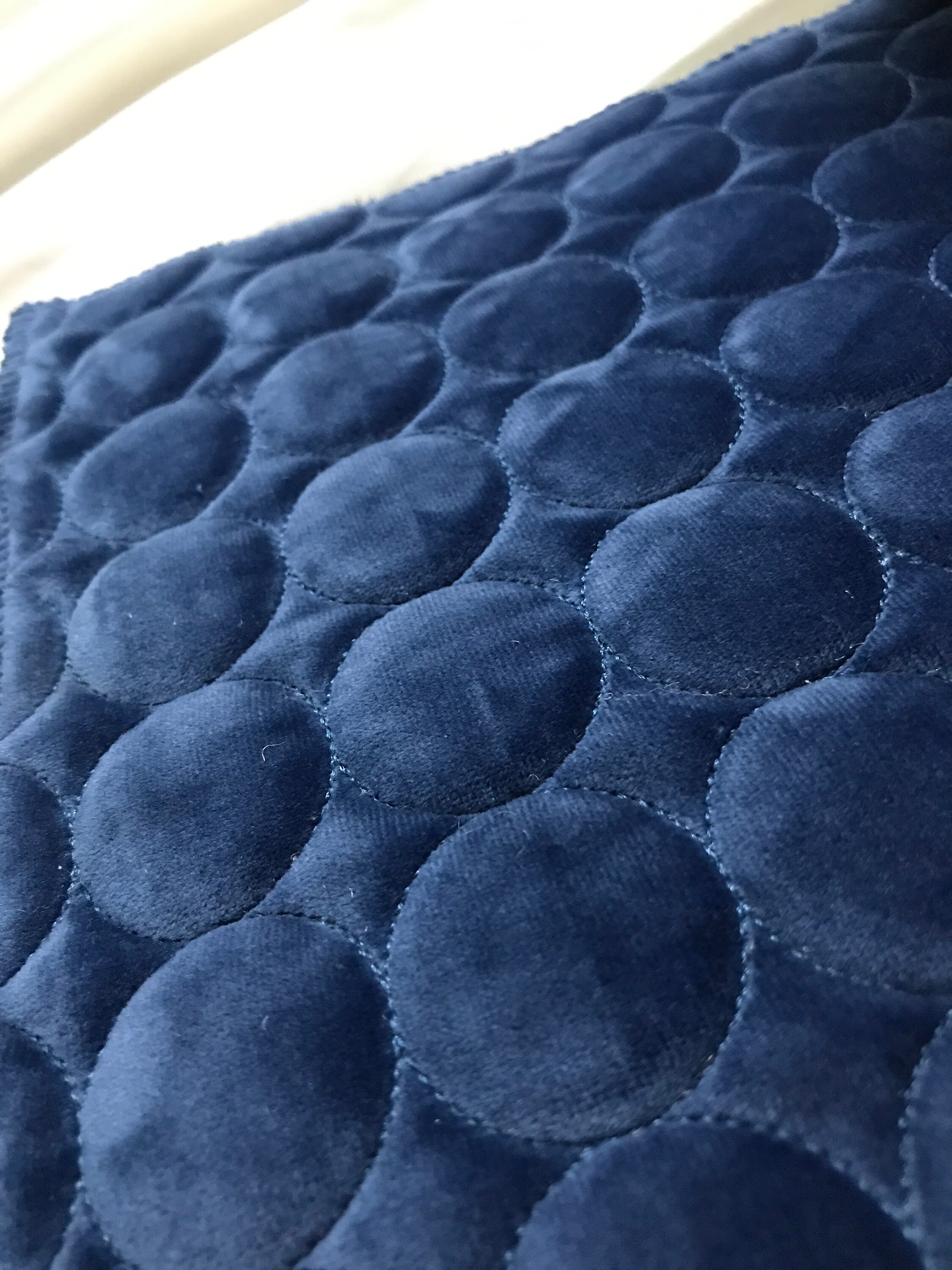 Quilted Velvet Fabric for Chair Sofa Headboard Cushions & Etsy