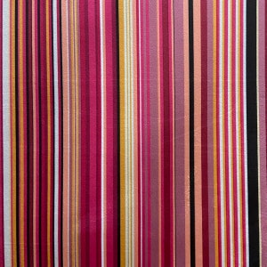 Luxurious Velvet Fabric Stripe Design Digital Printed Upholstery Material for Sofa Dinning Chairs Cushion Cover & Craft - Pink