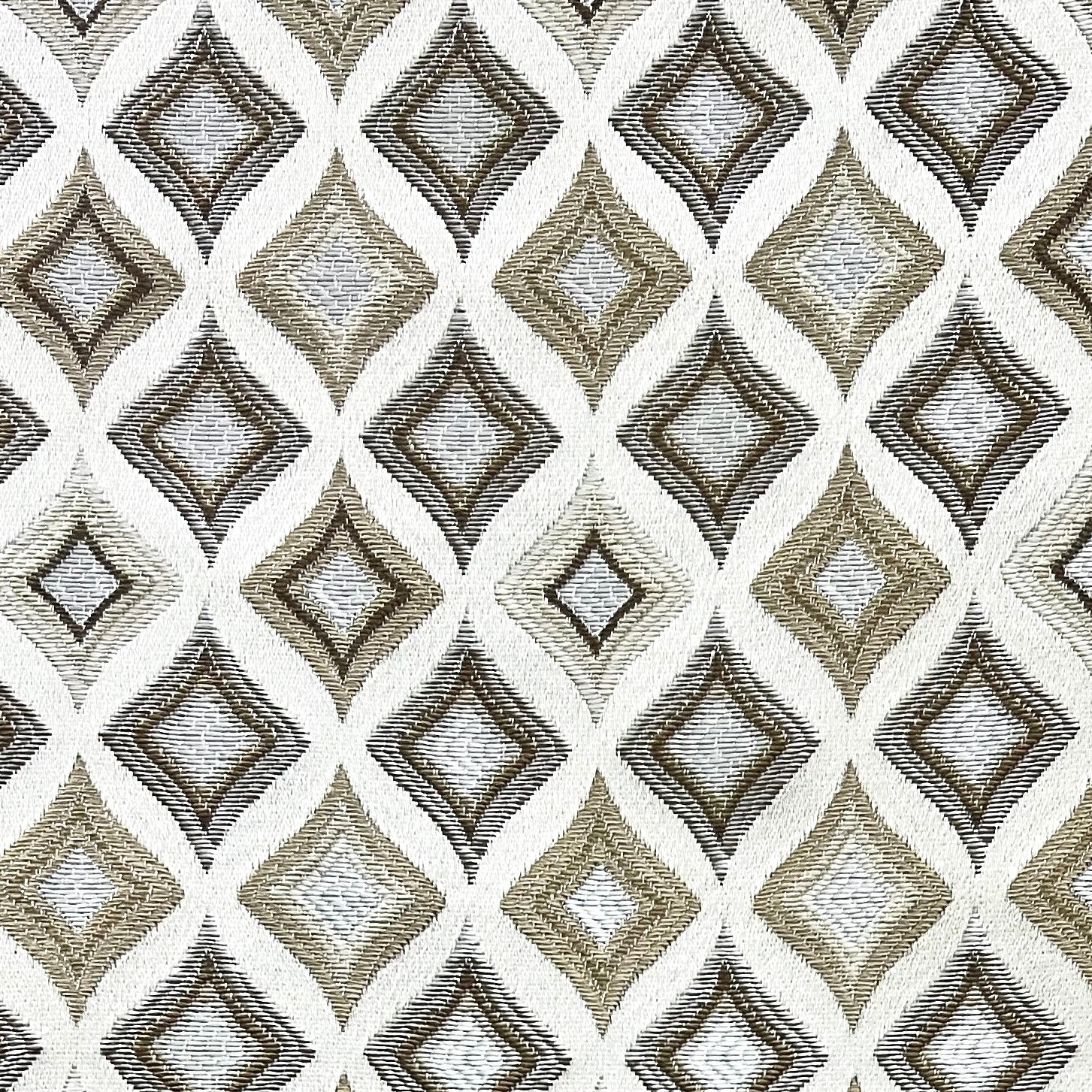 Luxurious Jacquard Material Fabric Vintage Moroccan Rug Argyle Design Upholstery Cloth Material for Sofa, Curtains, Cushions, Chair, Craft