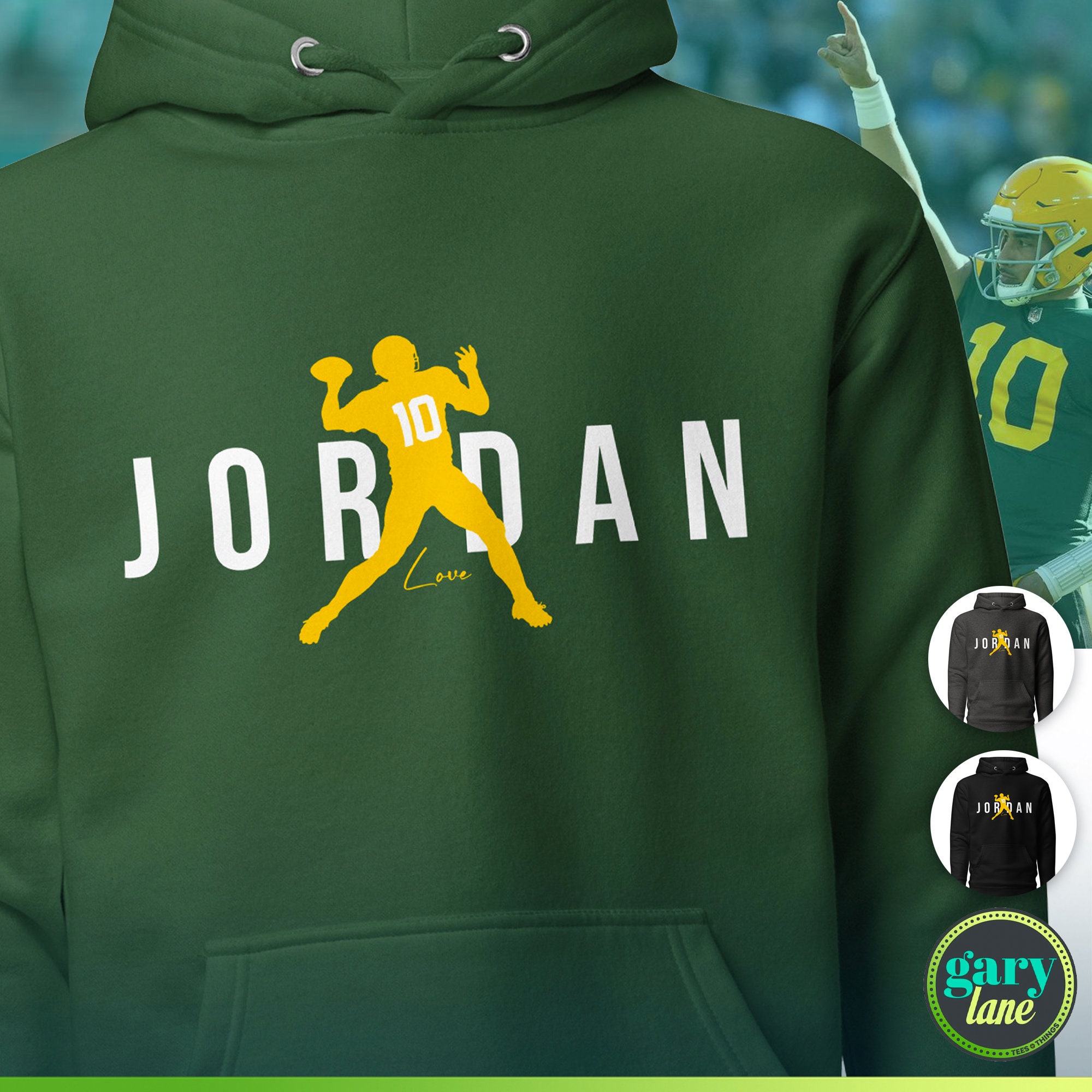green and black jordan hoodie