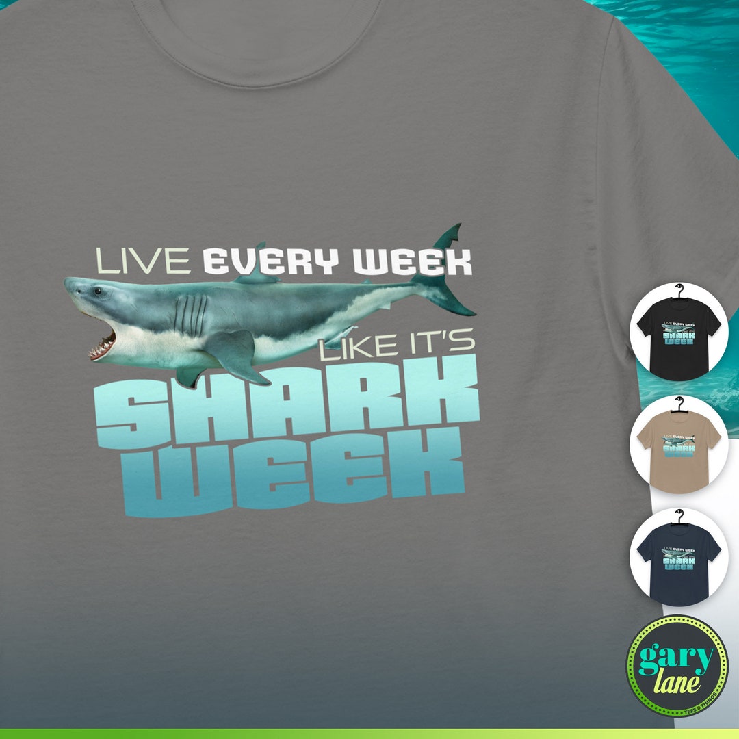 Live Every Week Like It's Shark Week T-shirt, Tracy Morgan Jordan 30 ...