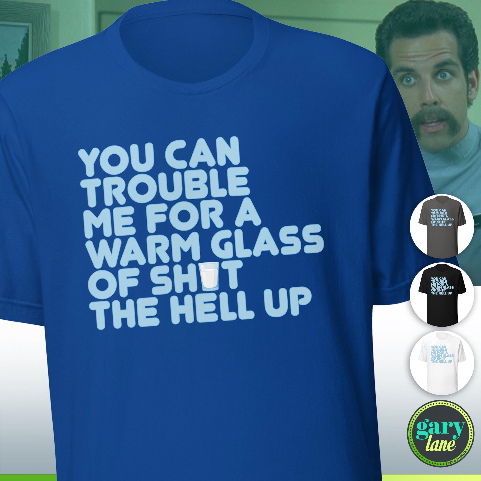 Happy Gilmore Movie Quote Shirt, Ben Stiller Hal L Warm Glass Shut Hell Up Nurse Tee, Adam Sandler Gift Dad Husband, Nursing Home Attendant
