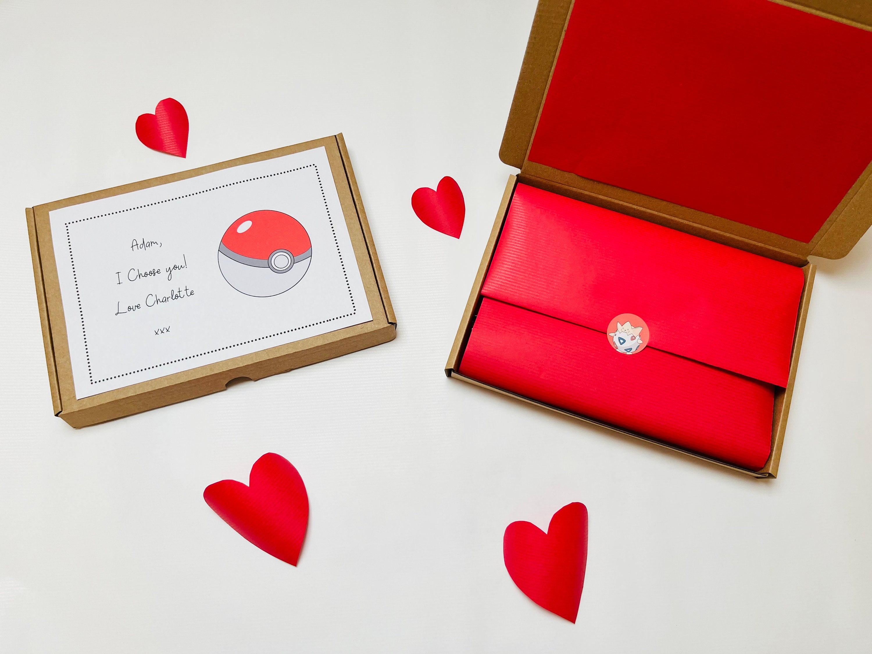 Pokémon Gift Box Includes a Pack of Cards Anniversary Gift Etsy