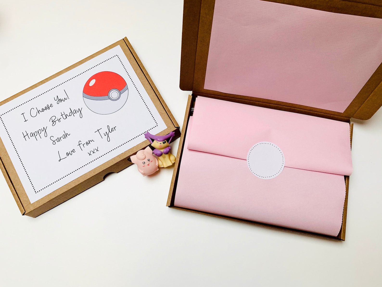 Pokémon Gift Box Includes a Pack of Cards Birthday Gift Etsy