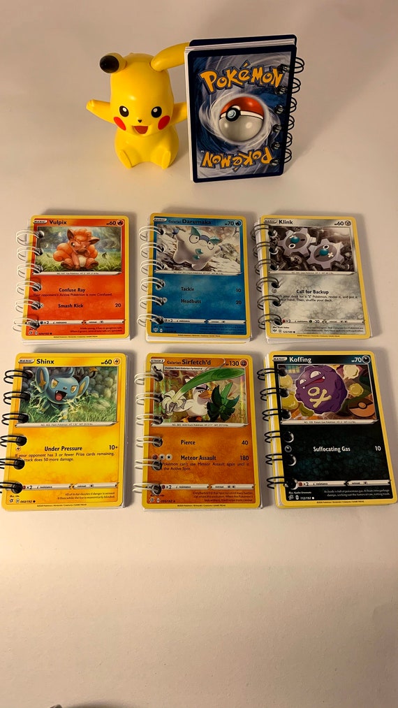 Pokémon Card Notebook/pocketbook. Ideal for Gift Stocking 