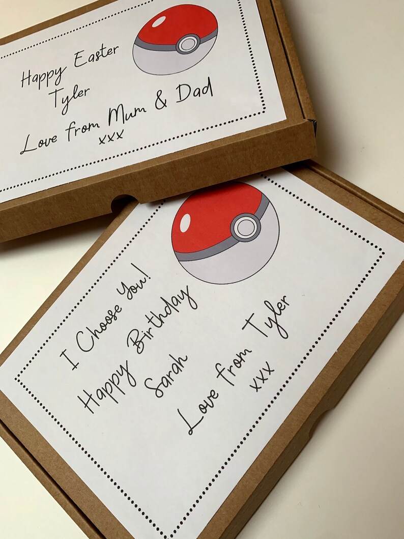 Pokémon Gift Box Includes a Pack of Cards Birthday Gift Etsy
