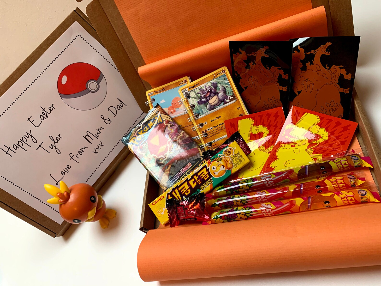 Pokémon GeschenkBox enthält ein Kartenspiel Etsy