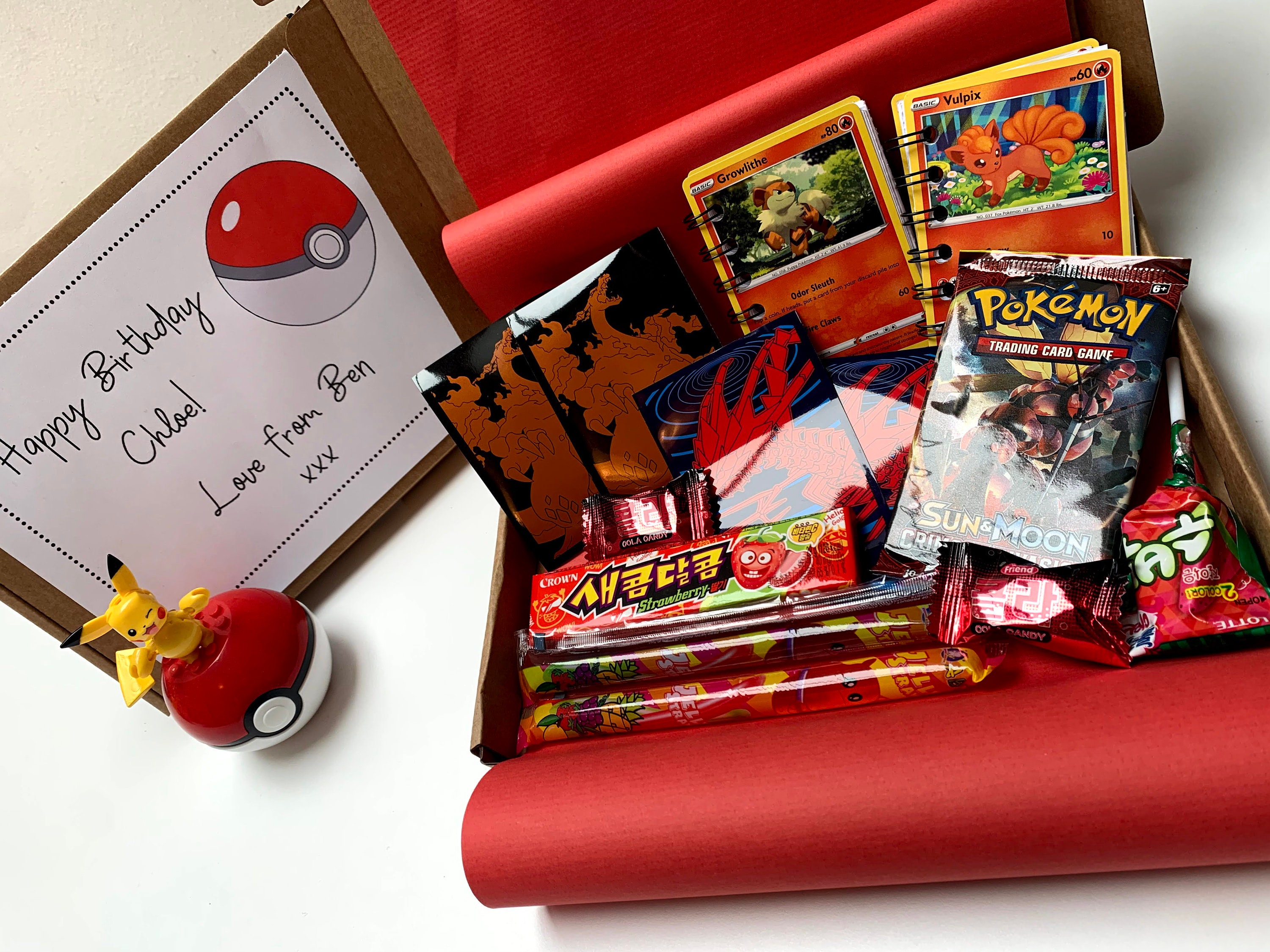 Panier cadeau Pokémon Cadeau de Noël animé Pokémon Fan présent