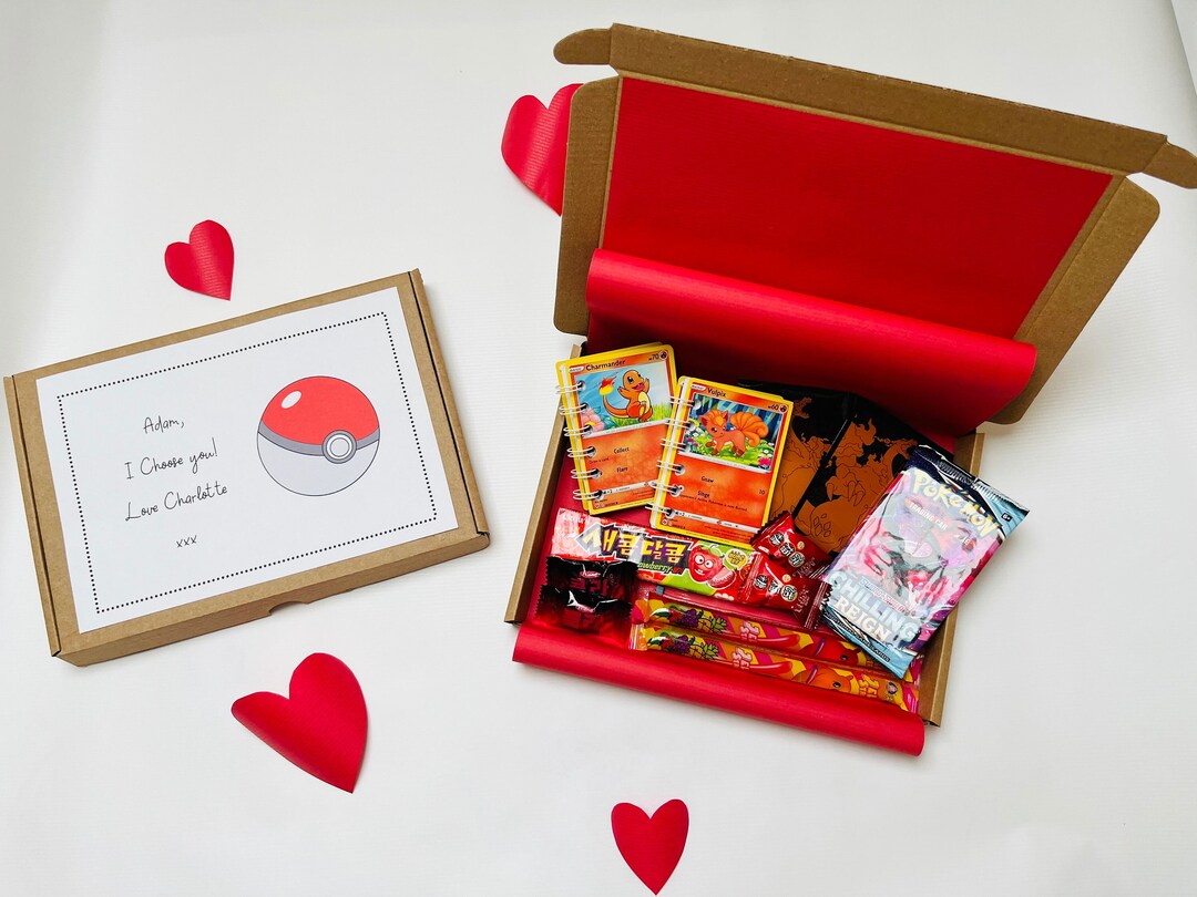 Pokémon Gift Box, Includes a Pack of Cards Anniversary Gift, Birthday