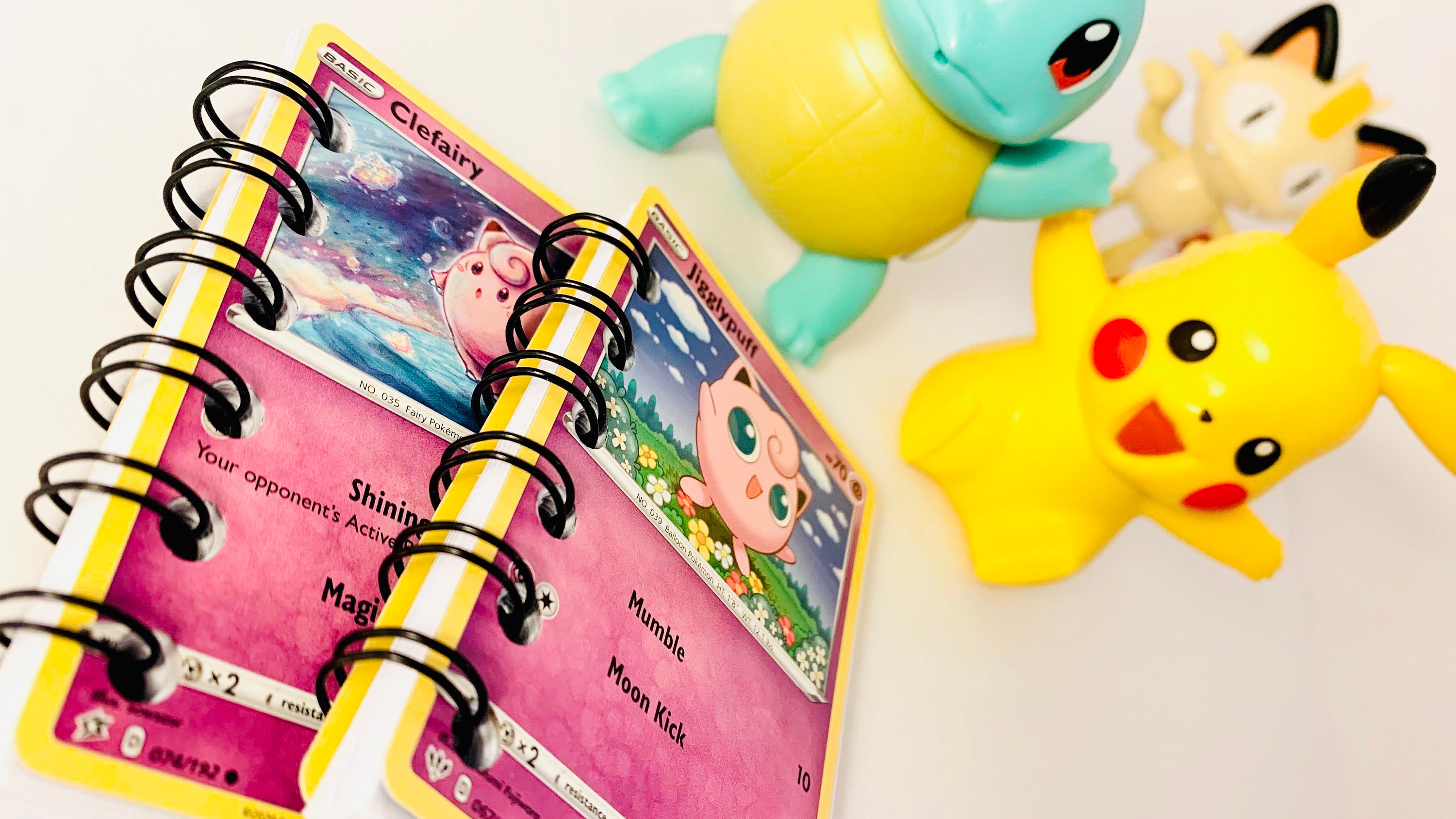 10 carnets Pokémon, petit carnet, cartes Pokémon recyclées, faveur