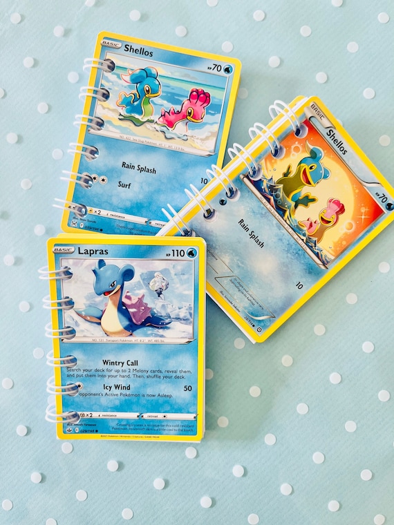 Carnet/livre de poche de cartes Pokémon Lapras/Shellos. Idéal pour les  cadeaux, les cadeaux, les sacs de fête. -  Canada