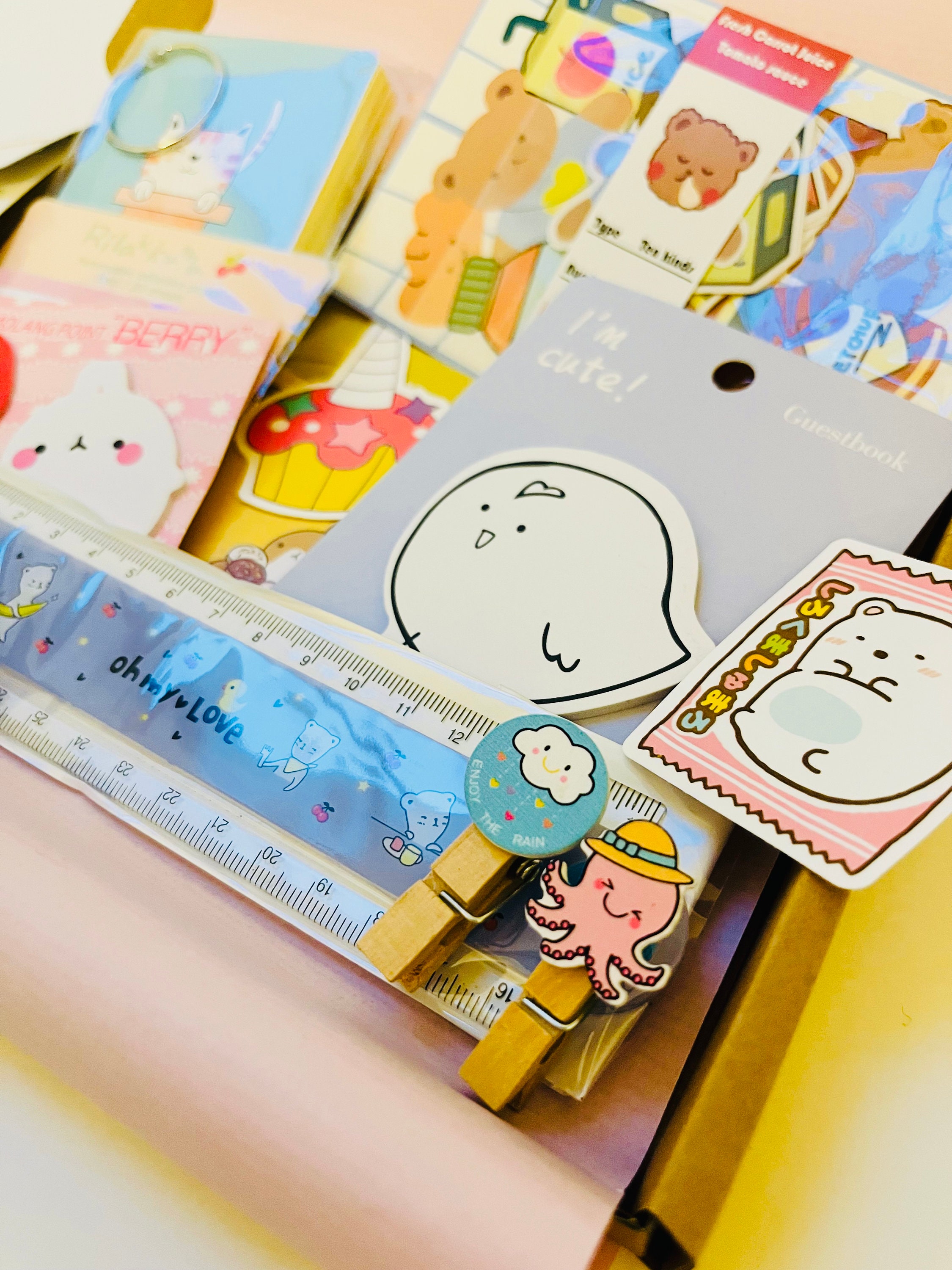 Kawaii Stationery Letterbox Gift Box Birthday Gift Etsy