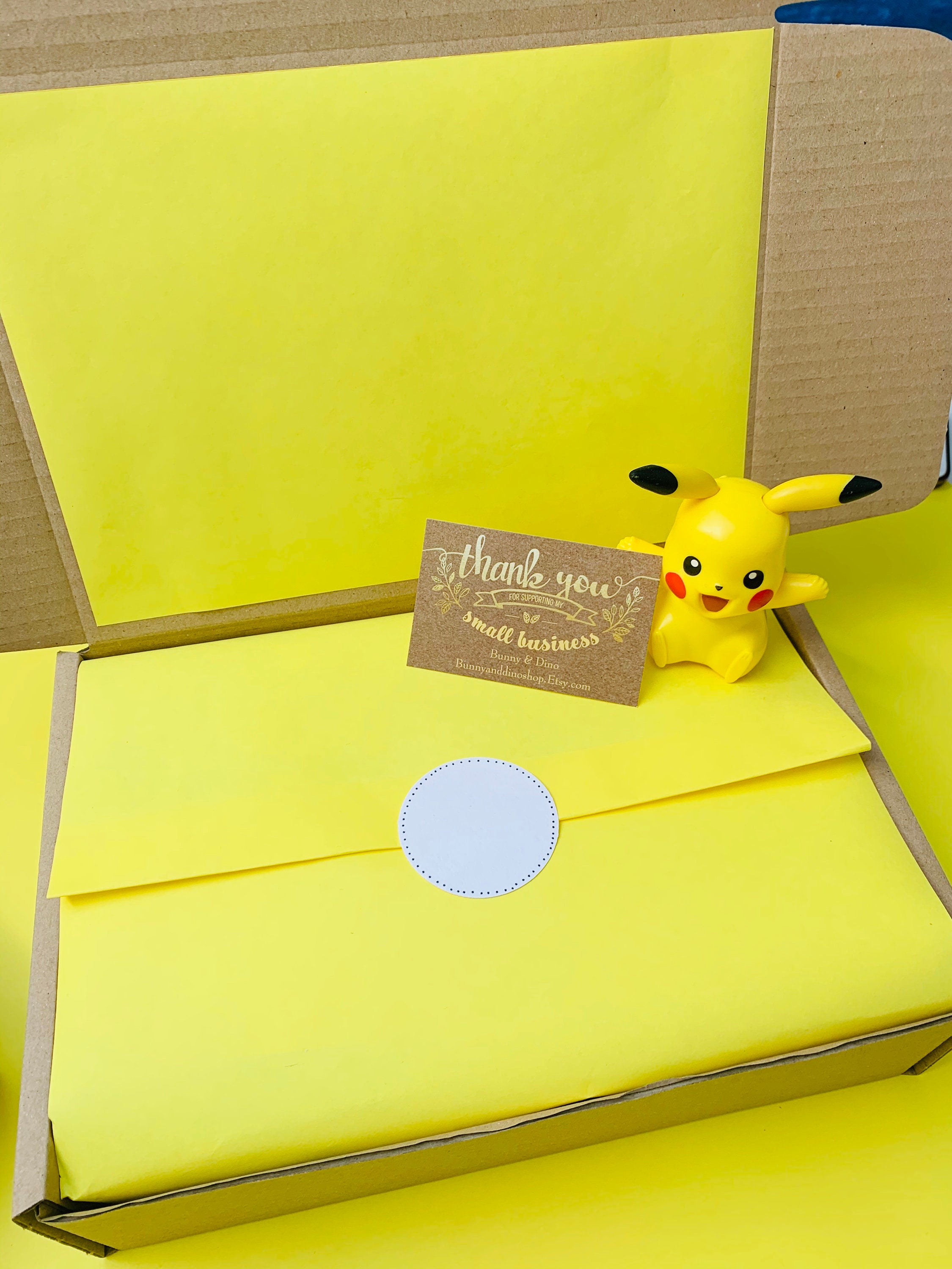 Yellow Pikachu Pokémon Ocean Bomb Gift Box. Birthday Gift | Etsy
