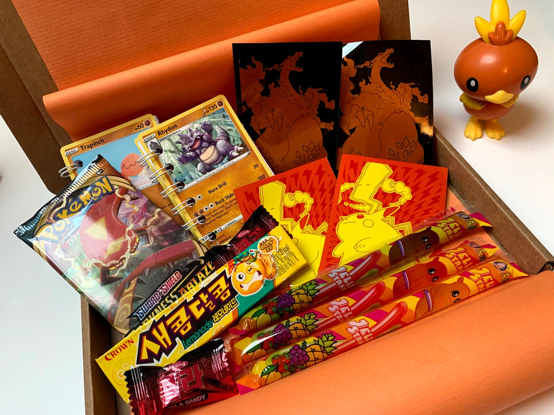 Pokémon Gift Box Includes a Pack of Cards Fathers Day Gift Etsy Australia