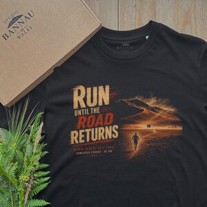 T-shirt d'ultra-marathon de Namibie, cadeau pour les passionnés de trail dans le désert du Namib, t-shirt vintage en coton bio Endurance