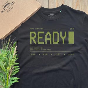 Retro computer T-shirt – Cadeau voor 8-bit thuiscomputers en BASIC-programmeurs