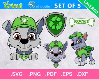 rocky paw patrol svg