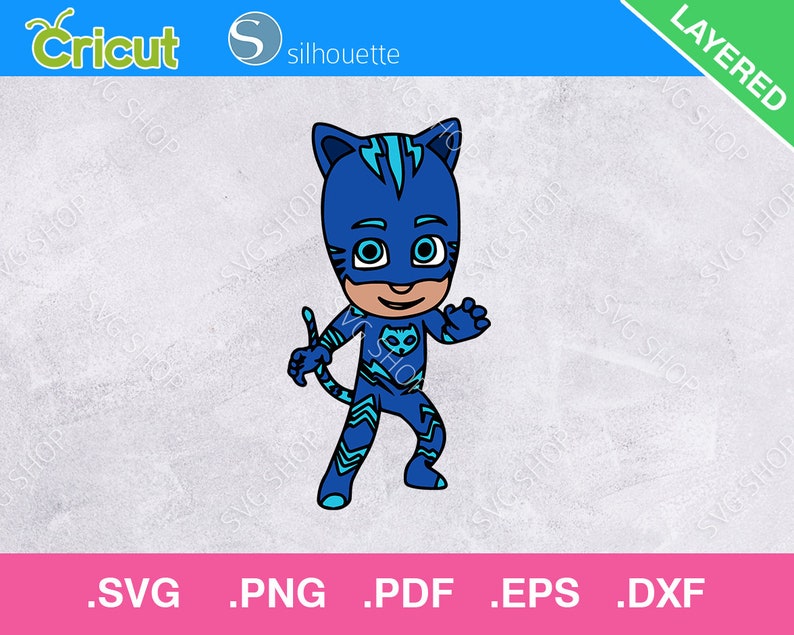 Download PJ Masks SVG Catboy SVG Pj Masks Printable Pj Masks Png Pj | Etsy