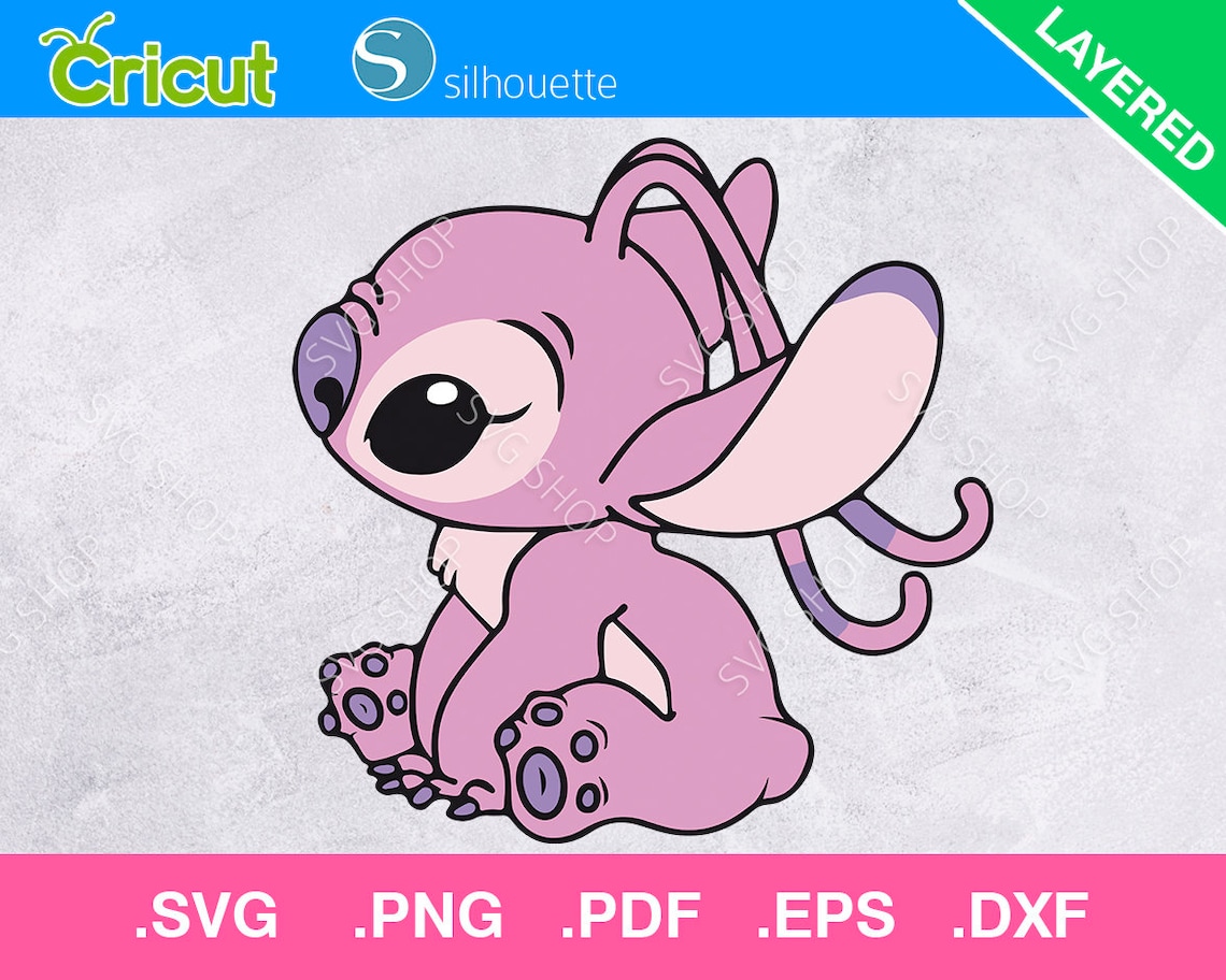 Angel Lilo and Stitch SVG Image Angel SVG Angel from Lilo | Etsy
