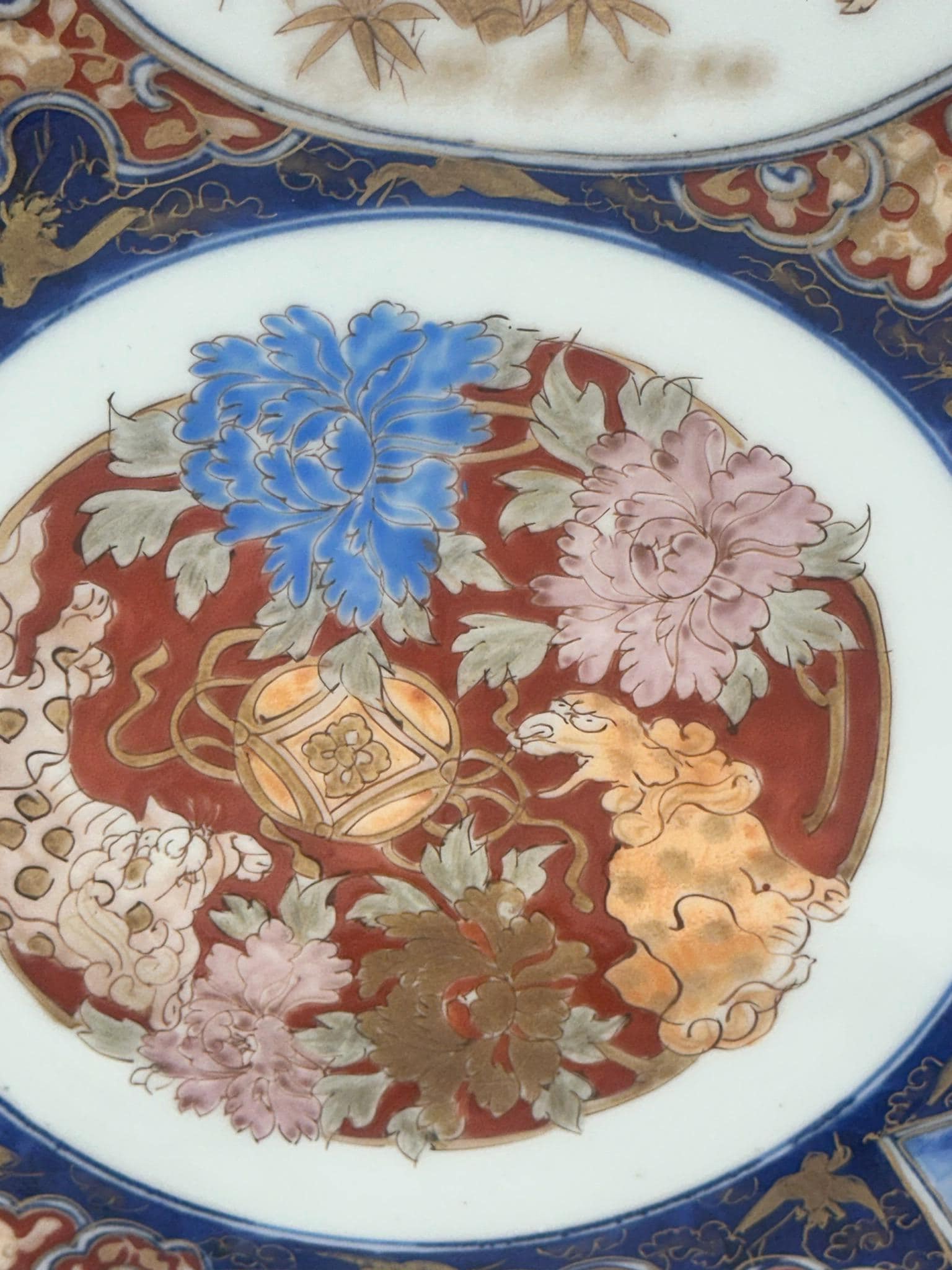 骨董、伊万里焼大皿 大型の伊万里焼大皿。19世紀後半。直径18インチ。 - Etsy 日本
