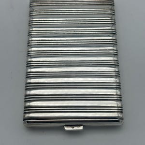 Vintage Zigaretten- Karten-Etui. Österreich 800er Silber. 11 cm x 8 cm. 194 Gramm